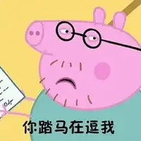 socialman佩琪头像带字社会佩奇卡通头像
