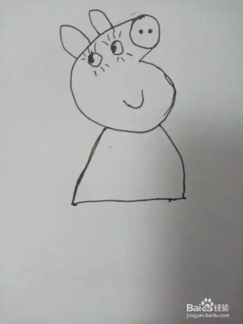 猪妈妈的简笔画
