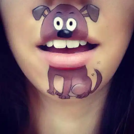 惊艳,口唇上的动漫世界
