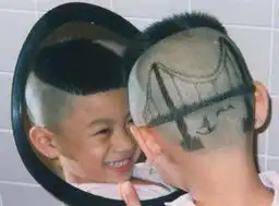趣图搜索hold不住了那些小孩的爆笑发型
