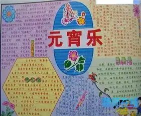 元宵节手抄报北京上元灯会
