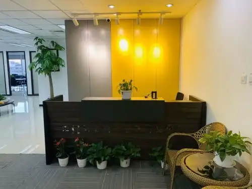国贸核心区万通中心439平办公室出租丨精装带全套家具出租办公楼租赁北京我爱我家
