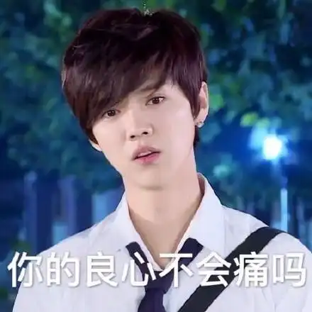 鹿晗带字搞笑表情包
