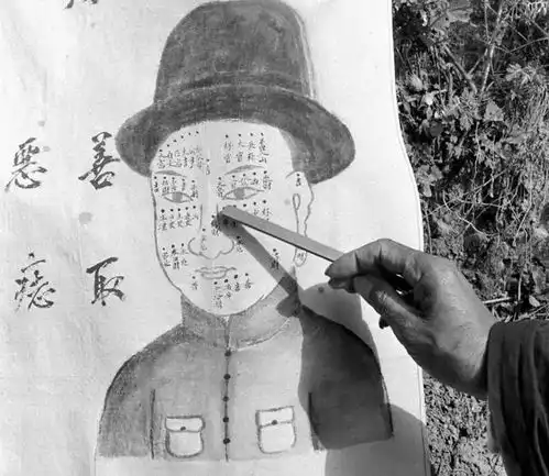 小胡子,圆眼镜民国的算命先生,浓浓的江湖气息