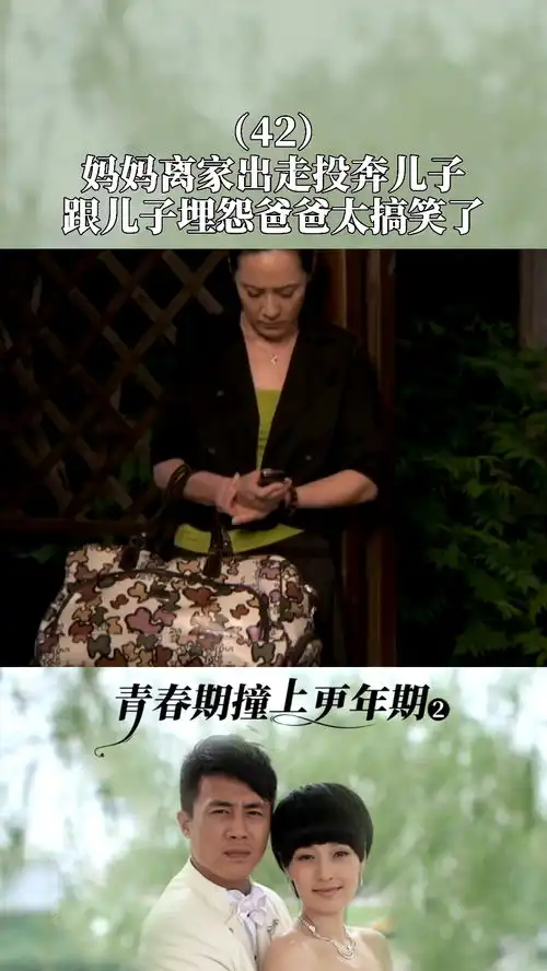 妈妈负气离家出走投奔儿子,吐槽老头子的话语太搞笑了青春期撞上更年期2
