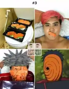 泰国小哥低成本cosplay简直辣眼睛