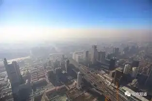 雾霾进京照刷爆朋友圈图片有明显蓝天和霾分界线
