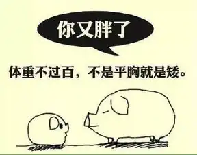 搞笑图片如果,有人说你胖了,你就这样回他
