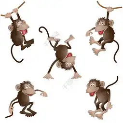 搞笑卡通猴子矢量图矢量图免费下载eps格式编号26439368千图网
