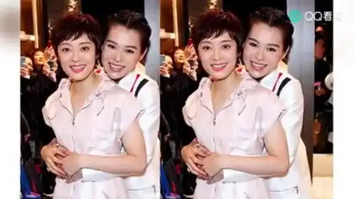 胡杏儿晒照为孙俪庆生心美人美的俪俪,生日快乐
