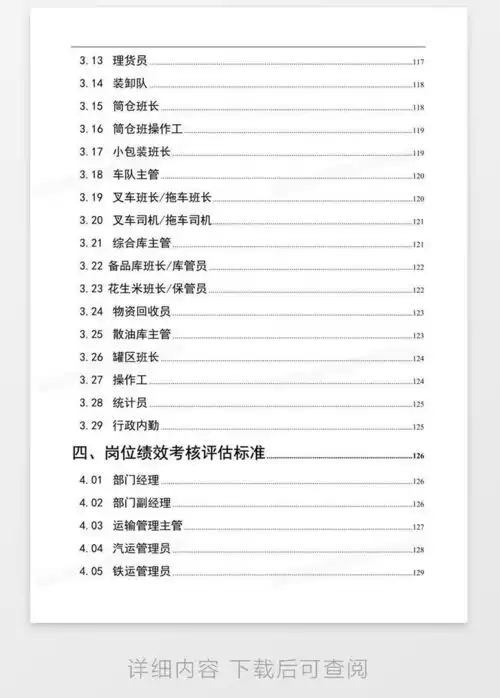 物流管理部kpi绩效指标word模板下载熊猫办公