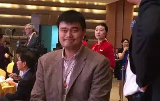 姚明再厉害见到马云还不是要低头说话
