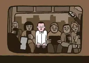 讽刺现实的图片,手机是怎么让我们摆脱孤独
