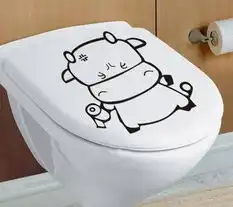 六款低于十元马桶贴搞怪创意丰富卫浴空间
