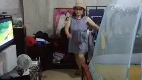 搞笑爸妈爬黄山图集
