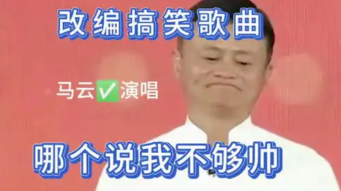 分享快乐,马云演唱哪个说我不够帅改编搞笑歌曲
