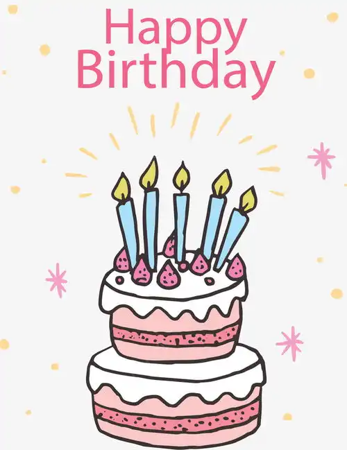 生日快乐卡通蛋糕免抠png素材新图网ixintu.com免抠素材
