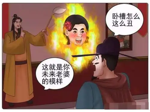 搞笑漫画道士算出老杜未来妻子的样子,没想到老杜却从大侠变成了大盗