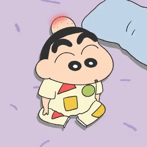 蜡笔小新头像背景图生气脸皮会松掉喔
