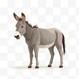 驴卡通图片驴卡通图片素材免费下载千库网
