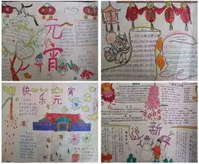 元宵节手抄报元宵灯谜
