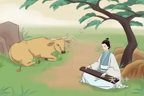 对牛弹琴的意思对牛弹琴告诉我们的道理
