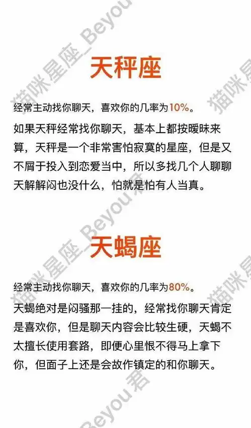 12星座经常主动找你聊天,喜欢你的几率是多少双子,射手有一种撩完就跑的感觉摩羯,狮子也太好笑了
