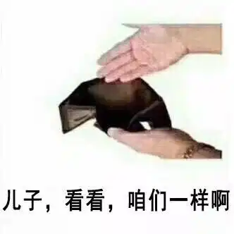 空钱包微信表情大全qq空钱包表情大全动态gif没钱图片
