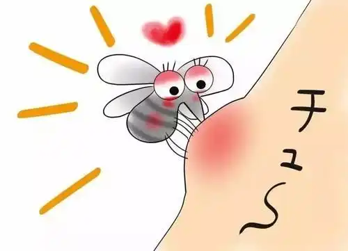 妈妈,蚊子给我咬个疙瘩
