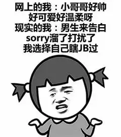 网上的我vs现实的我,难道我精分了
