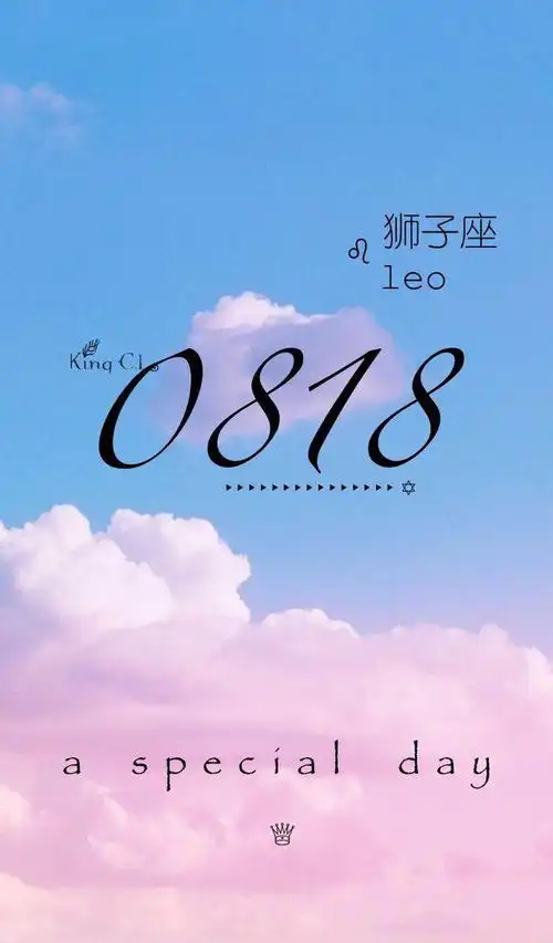 生日星座壁纸,小清新手机微信壁纸,美翻了拿走不谢
