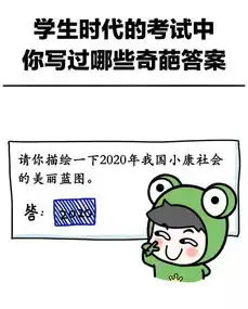 考试奇葩答案,笑翻全城
