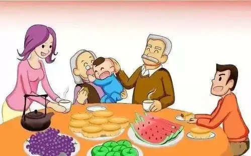 今天是回家吃饭日请推掉应酬早点回家

