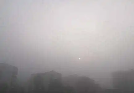邢台雾霾图片
