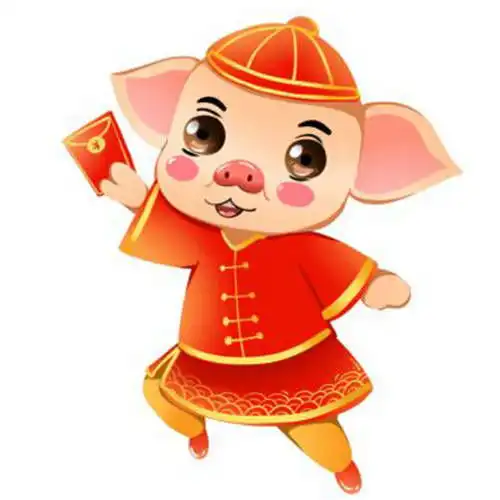 猪头像图片大全可爱卡通呆萌可爱卡通小猪猪头像图片
