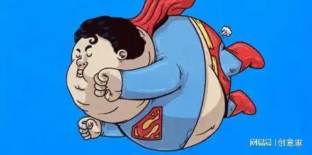 搞笑胖子超级英雄漫画绘画欣赏胖子超级英雄
