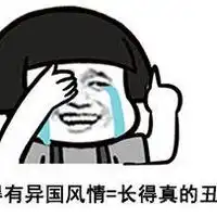 你长得丑,丑到无话可说非主流搞笑头像
