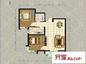 唐山迁安天洋城4代户型图齐家网小区库
