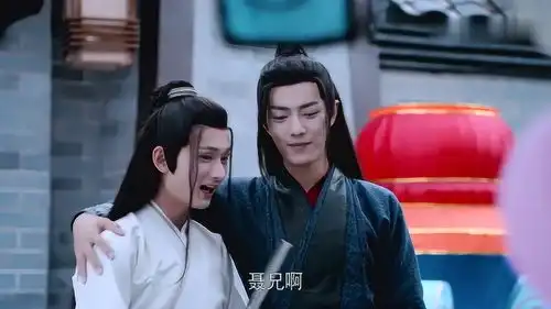 陈情令怀桑正和魏婴说着话,怎料看见蓝湛,表情立马变了
