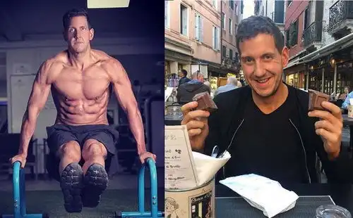 相比于八块腹肌的虚荣,这位曾经的小胖更喜欢有爱情的生活
