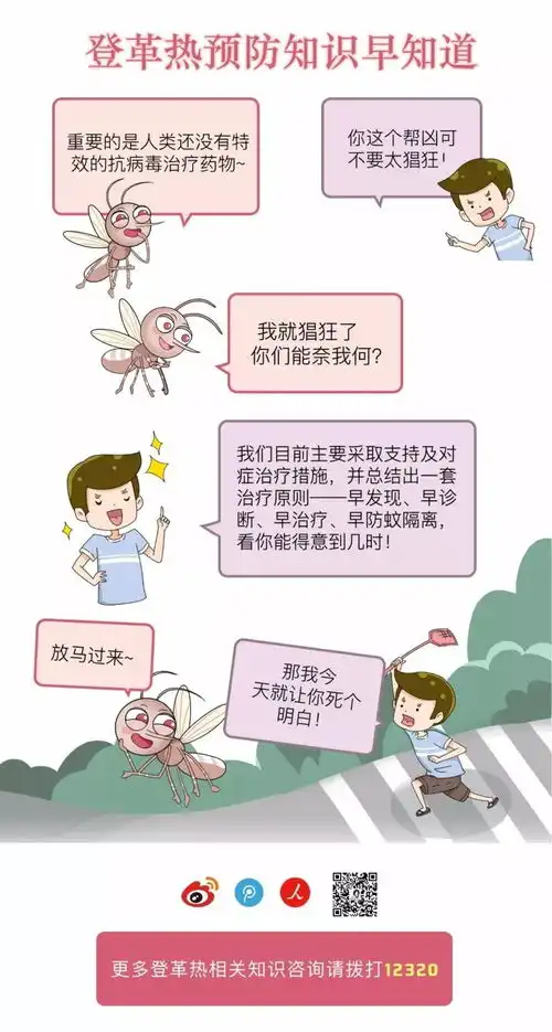 与蚊子的战争仍在继续哦,漫画图解登革热,让你不再被蚊子叮叮叮

