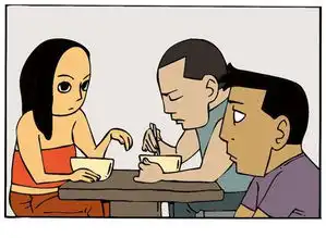 我是在帮你打蚊子恶搞漫画图
