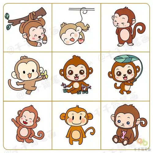 十二生肖动物简笔画素材大全,十二生肖排序你知道么
