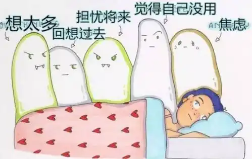 累了一天晚上睡不着失眠是怎么回事
