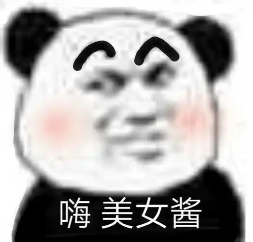 沙雕熊猫表情包睡醒了,怎么了
