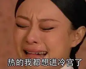 表示天好热表情包合集打败我的不是天真是天真热
