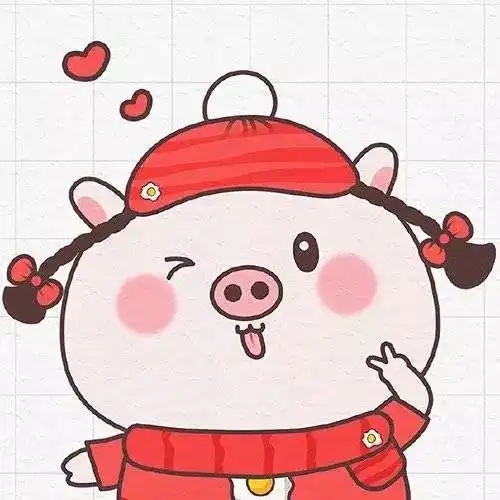 头像壁纸猪年大吉,平安如意
