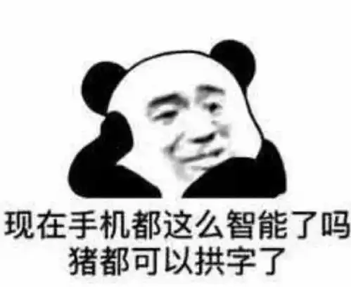 沙雕熊猫头表情包来评论聊天啦
