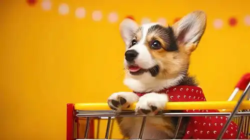 狗狗动物可爱宠物表情高清犬科小狗欢乐活力广告素材下载至来源处