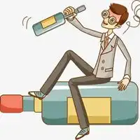 一人我饮酒醉的图片搞笑独自饮酒喝醉的表情图片
